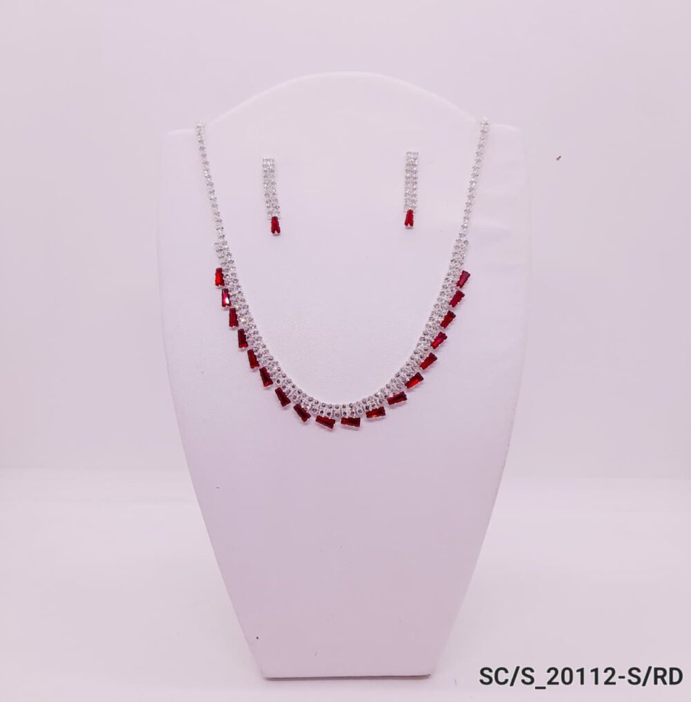 Set Collar con Aros de Strass / S-20112 - Image 2