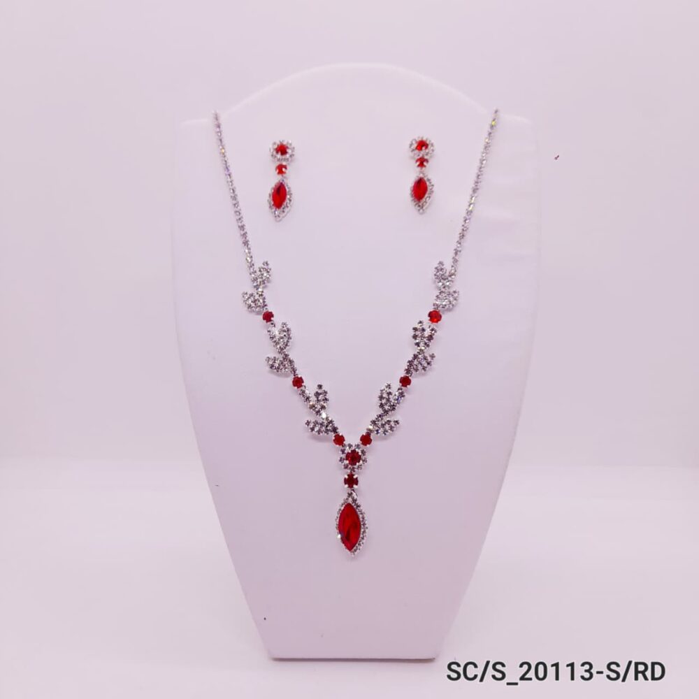 Set Collar con Aros de Strass / S-20113 - Image 2