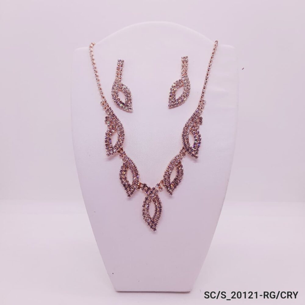 Set Collar con Aros de Strass / S-20121 - Image 2
