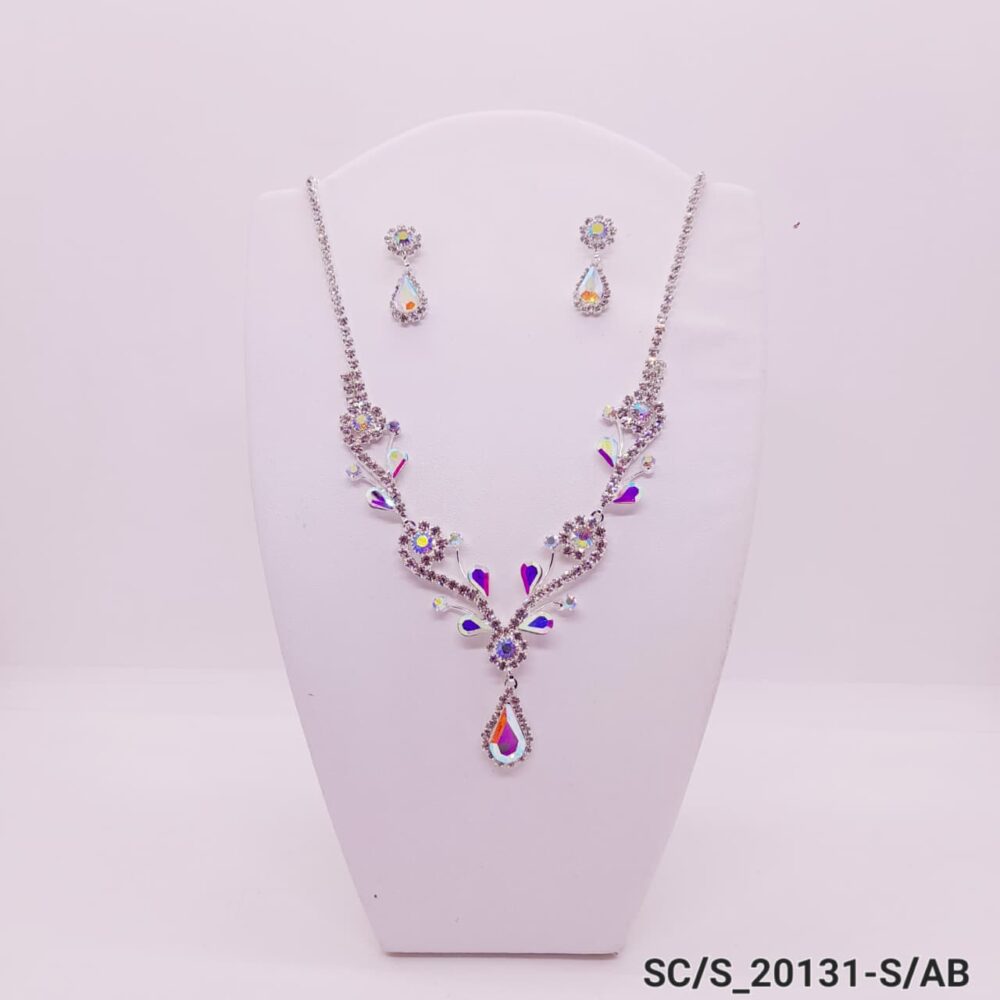 Set Collar con Aros de Strass / S-20131 - Image 2