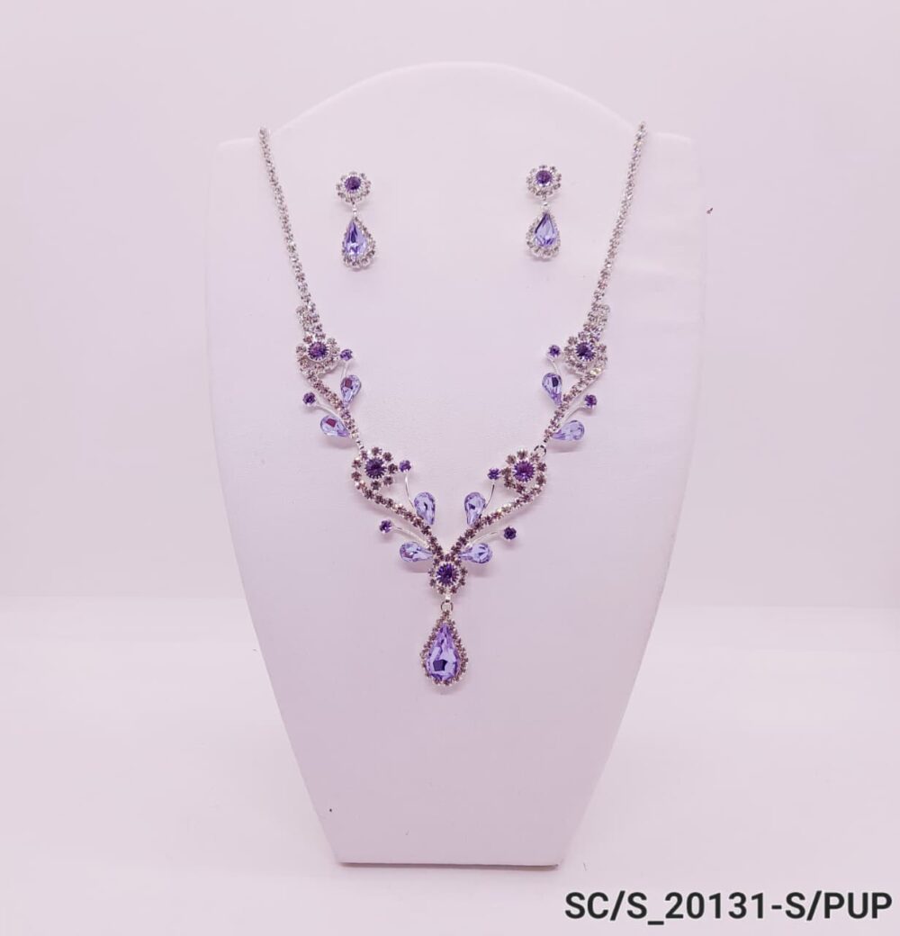 Set Collar con Aros de Strass / S-20131 - Image 3