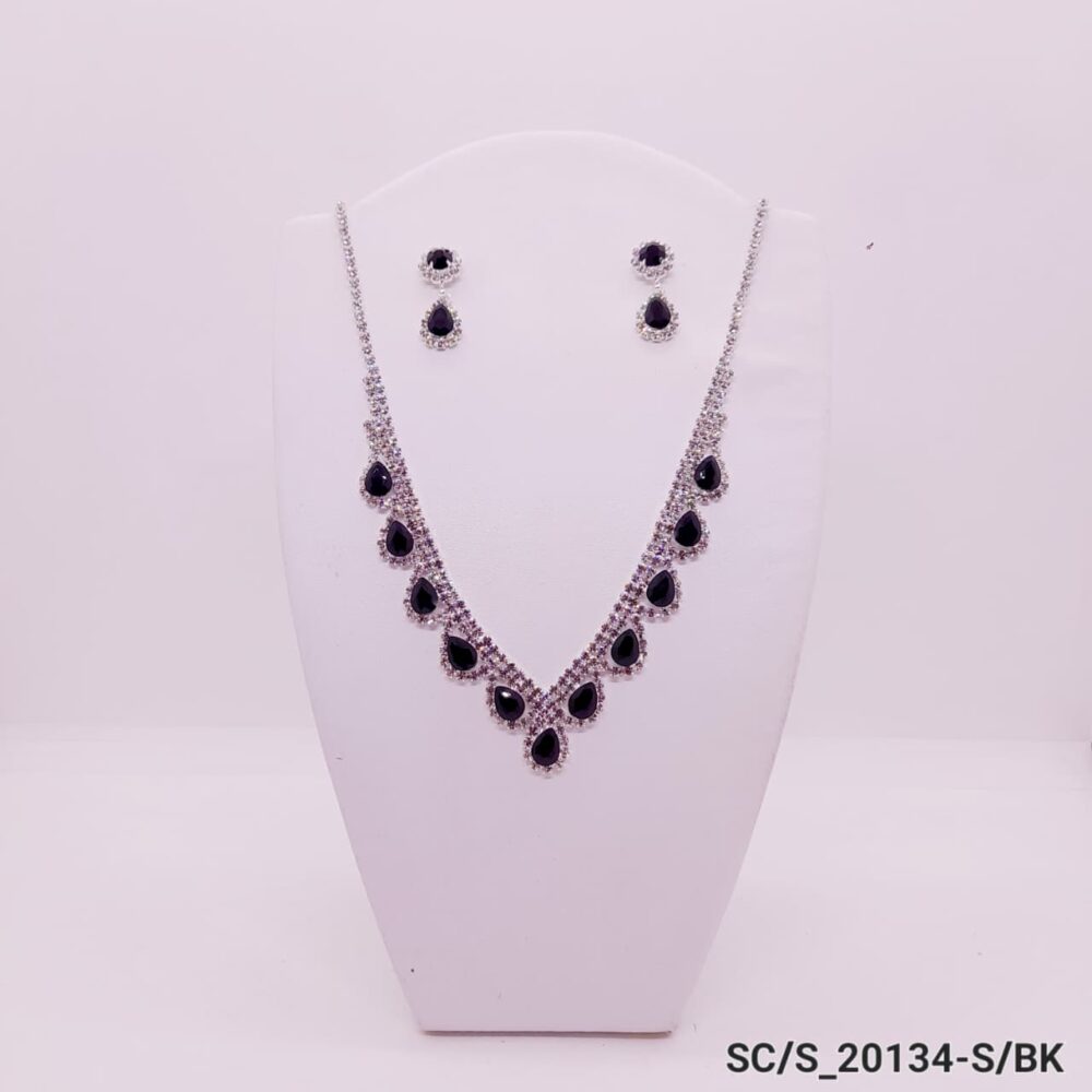 Set Collar con Aros de Strass / S-20134 - Image 3
