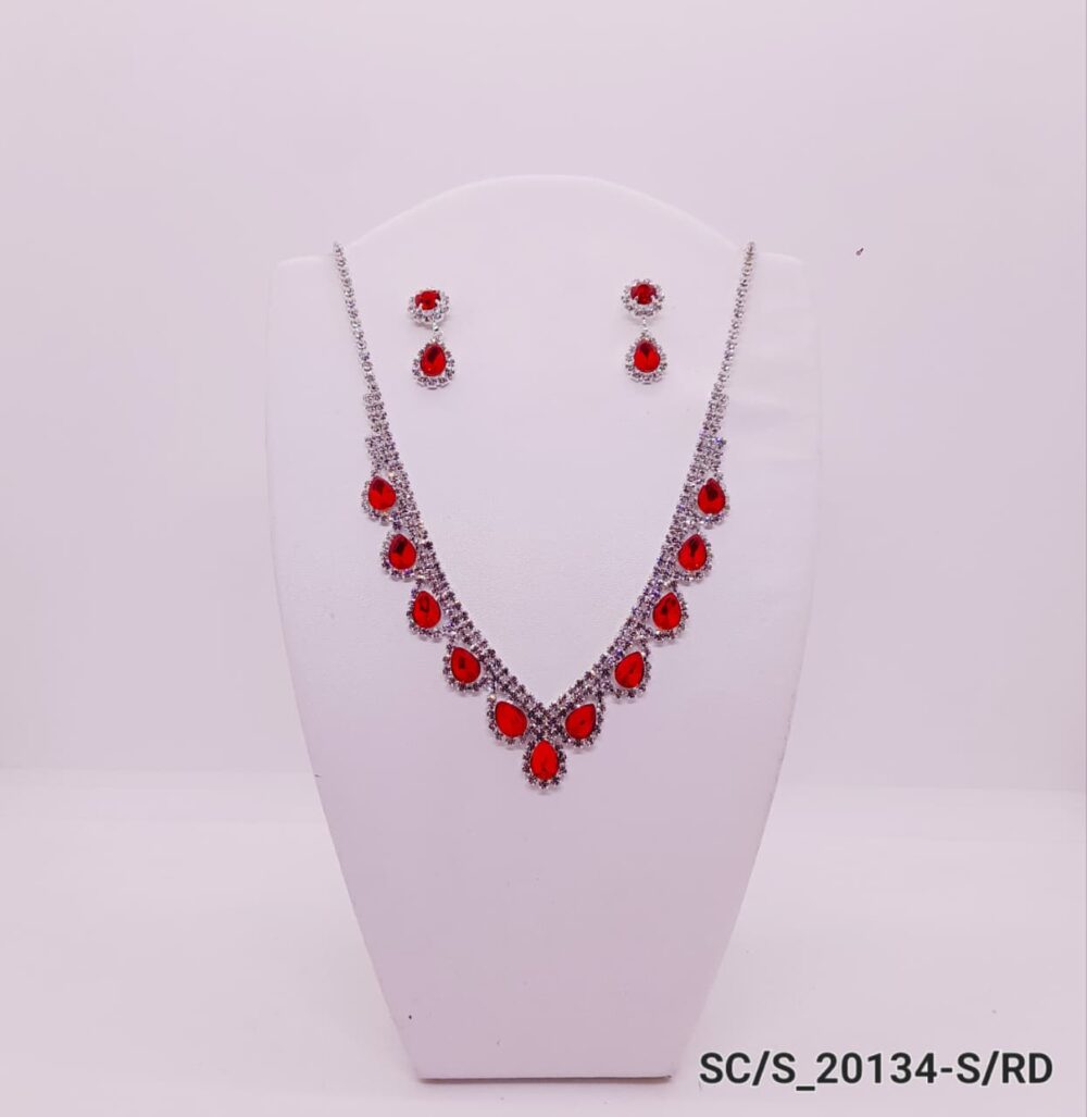 Set Collar con Aros de Strass / S-20134 - Image 2