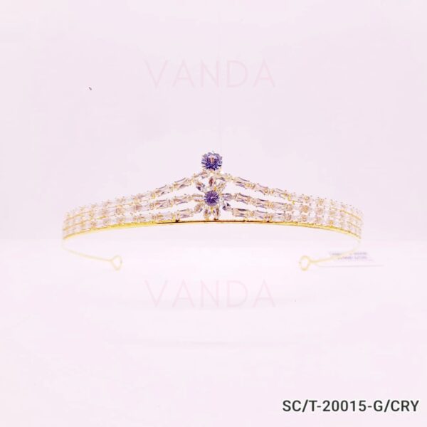 Tiara de Cubic Zirconia / T-015
