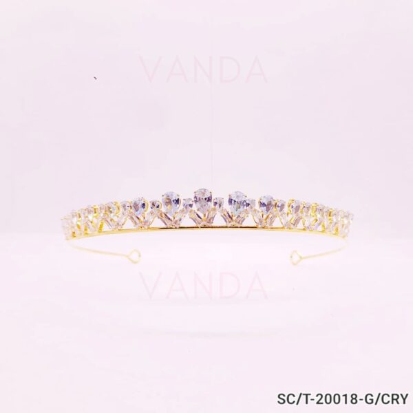 Tiara de Cubic Zirconia / T-018