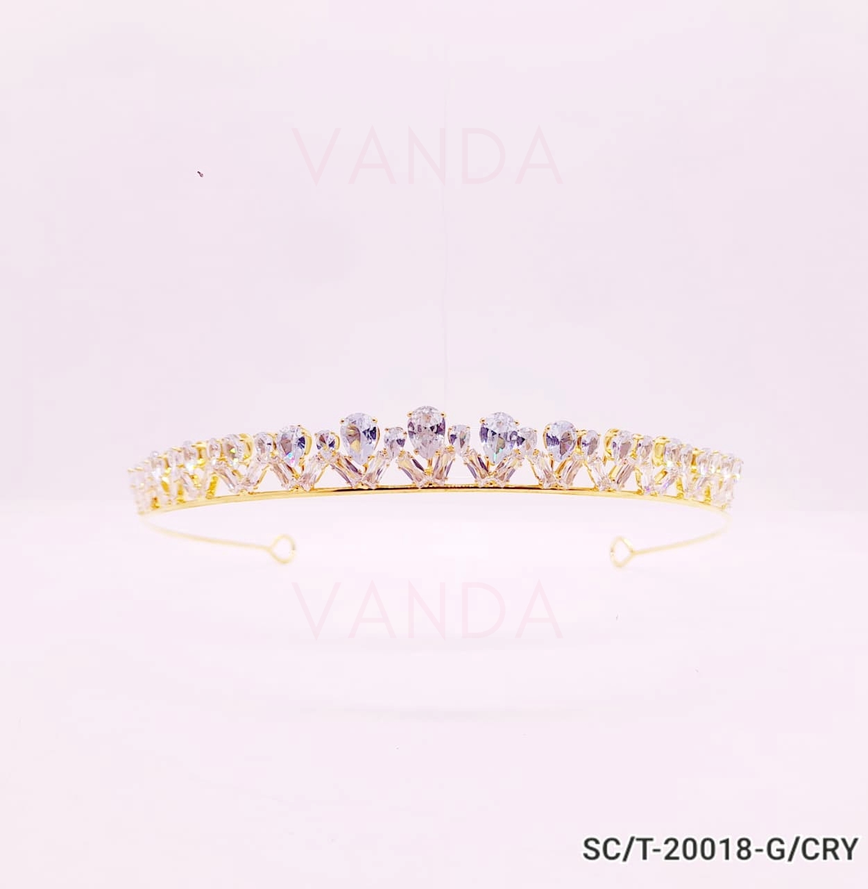 Tiara de Cubic Zirconia / T-018