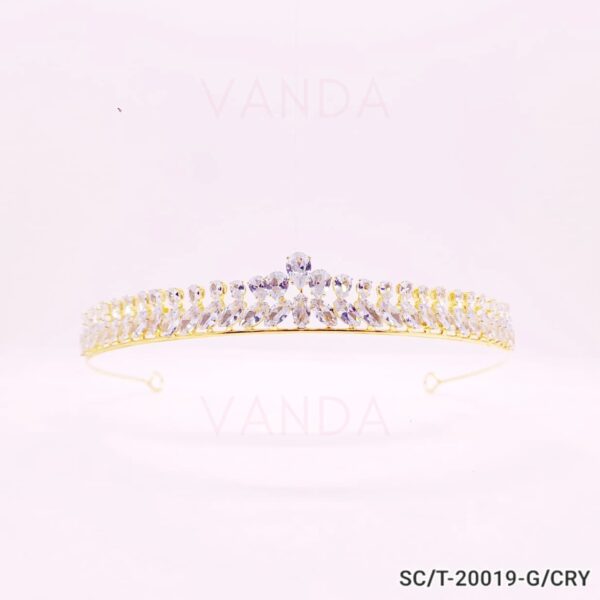 Tiara de Cubic Zirconia / T-019