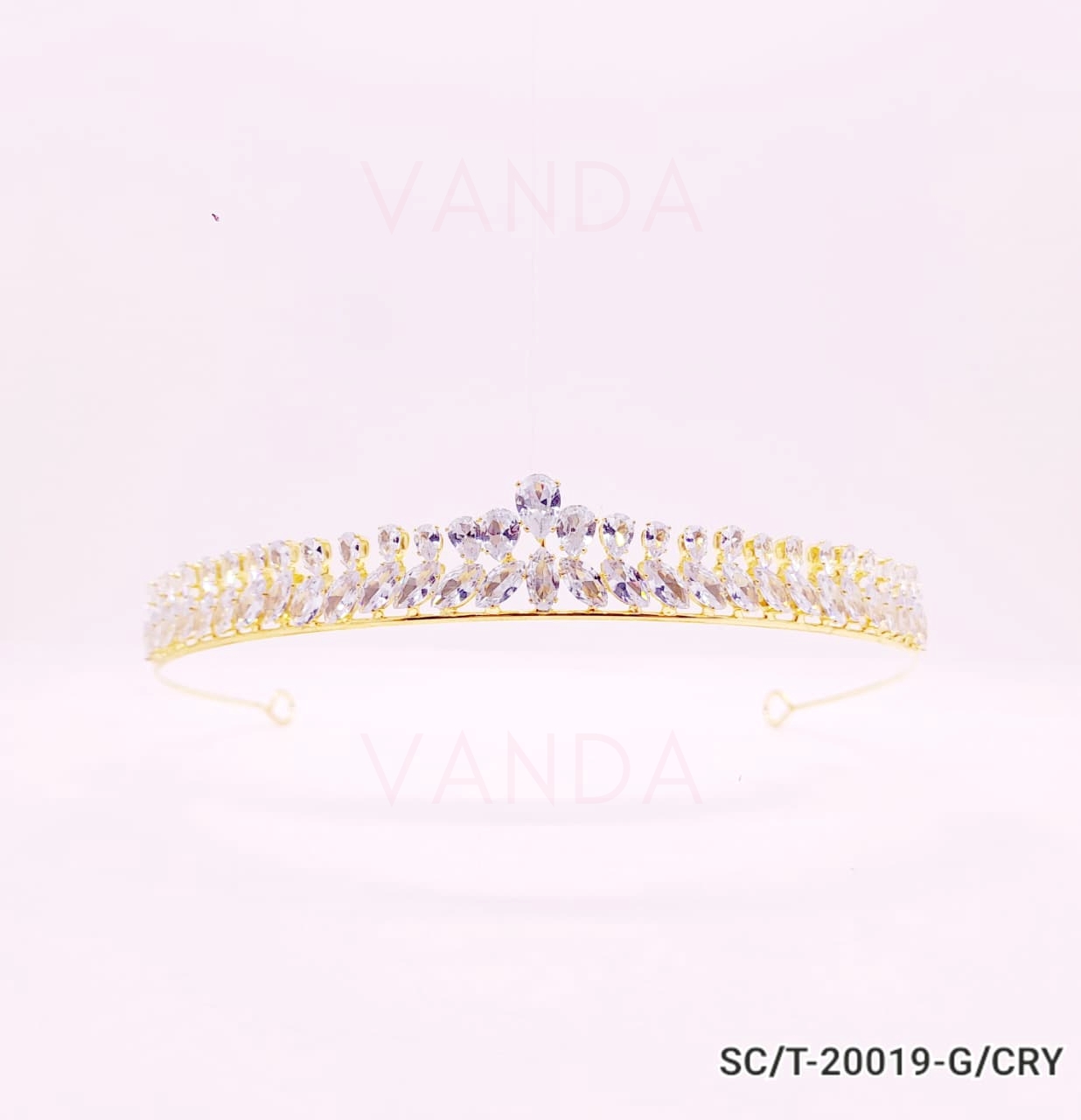 Tiara de Cubic Zirconia / T-019
