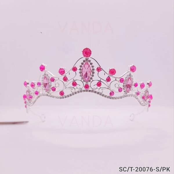 Tiara de Strass en Colores / T-076