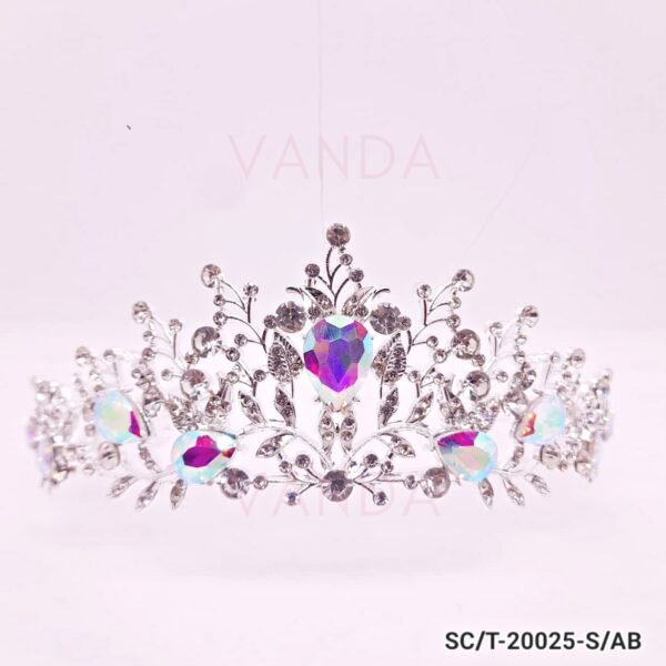 Tiara de Strass Combinada / T-025