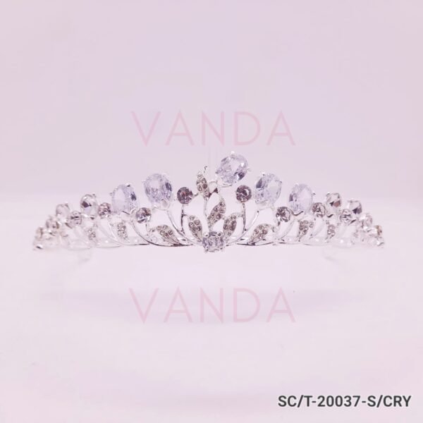 Tiara de Strass Tulipanes / T-037