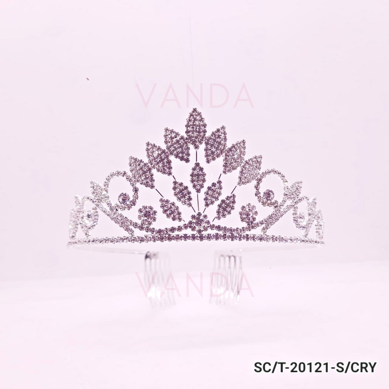 Tiara Clasica de Strass / T-121