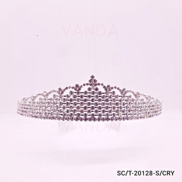 Tiara Clasica de Strass / T-128