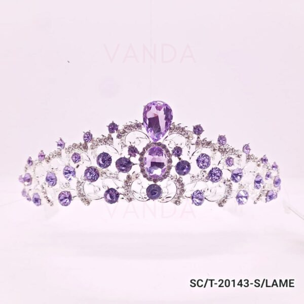 Tiara de Strass Mediana / T-143