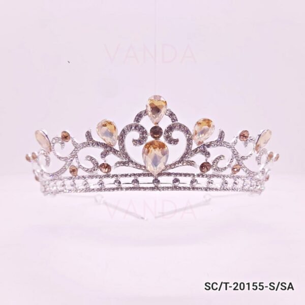 Tiara de Strass Mediana / T-155 - Imagen 2