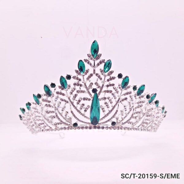 Tiara de Strass Grande / T-159