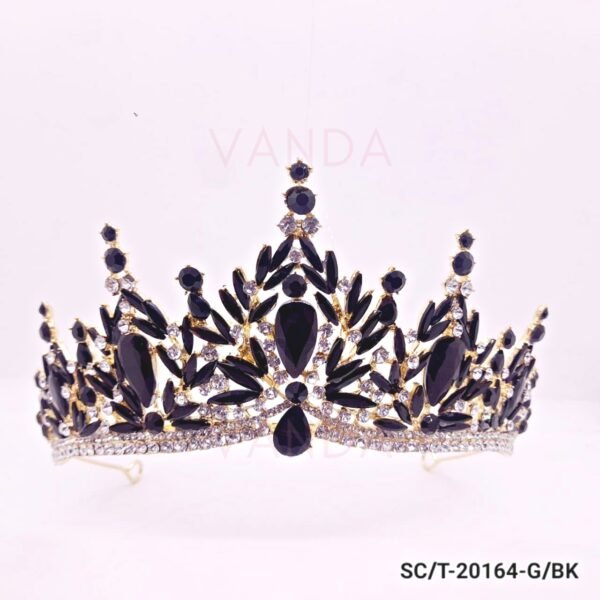 Tiara de Strass Grande / T-164