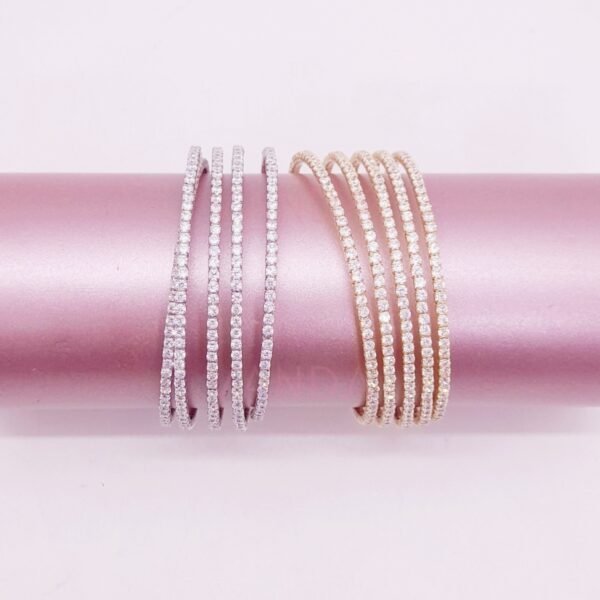 Pulsera tipo Enroscada de Strass / B-20068