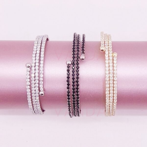 Pulsera tipo Enroscada de Strass / B-20069