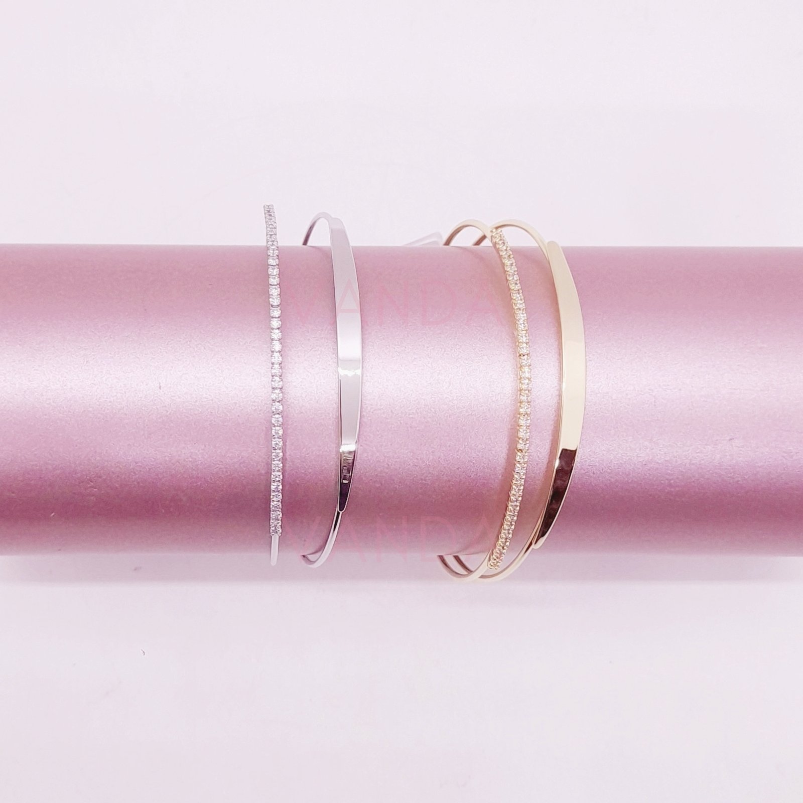 Pulsera tipo Esclava con Strass / B-20070