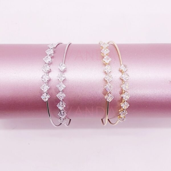 Pulsera tipo Esclava con Cubic / B-20106