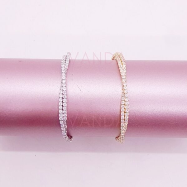 Pulsera Ajustable de Strass / B-20110
