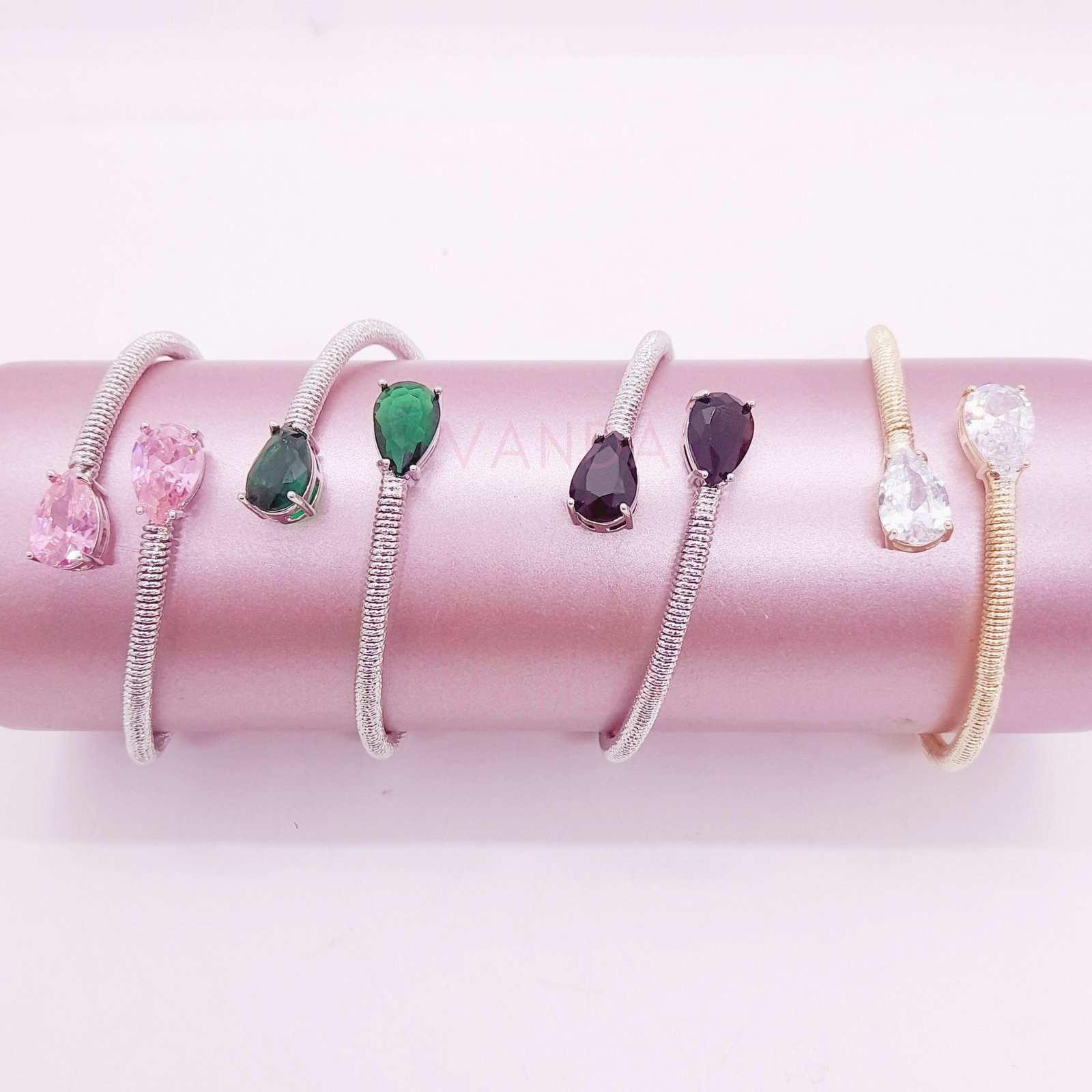 Pulsera Ajustable de Strass / B-20113