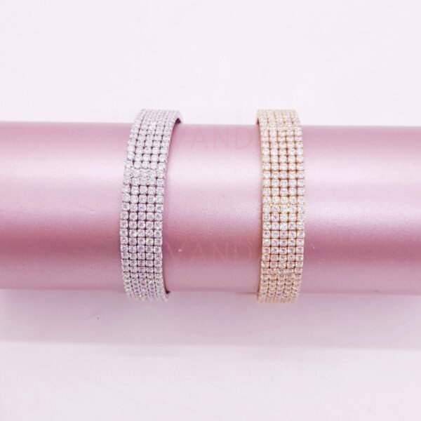 Pulsera Ajustable de Strass / B-20114