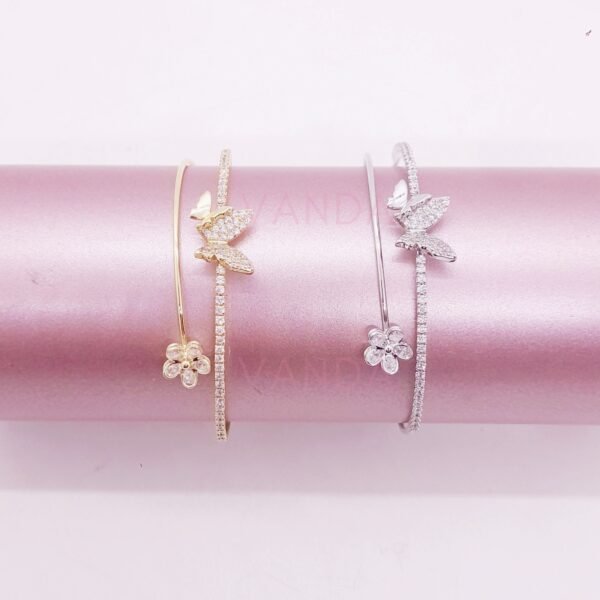 Pulsera Ajustable de Strass / B-20117