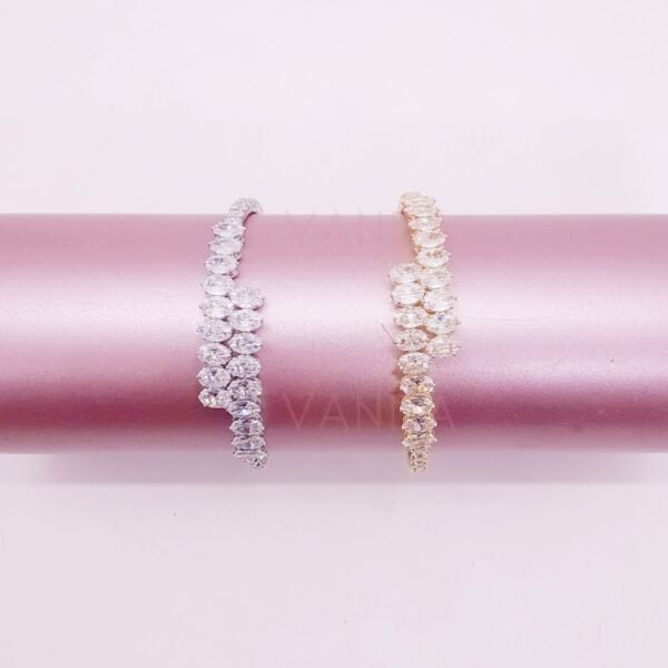 Pulsera Ajustable de Strass / B-20119
