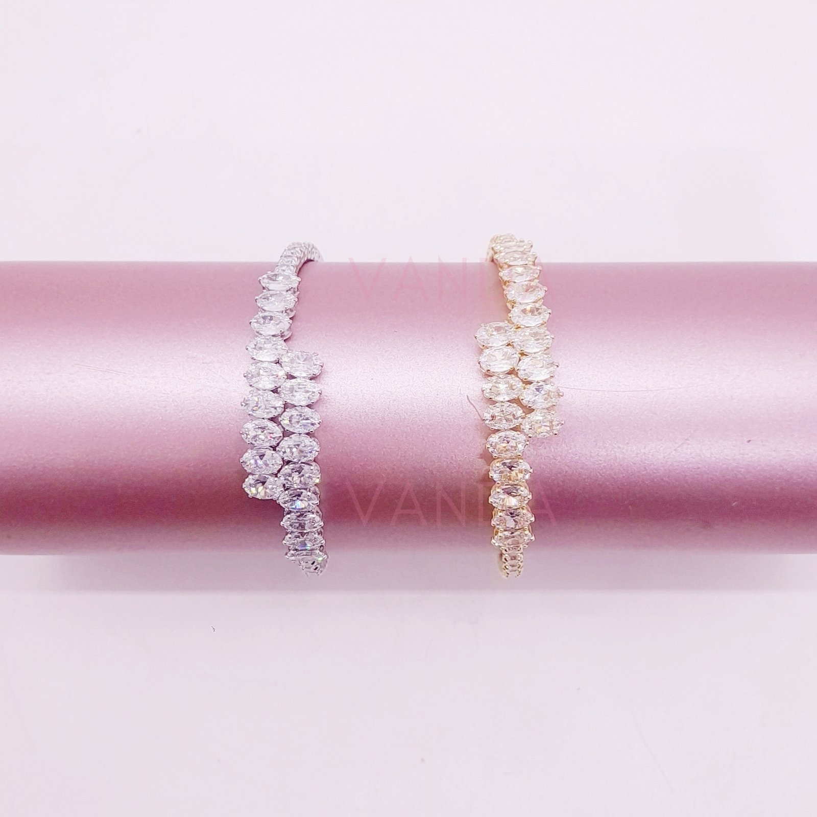 Pulsera Ajustable de Strass / B-20119