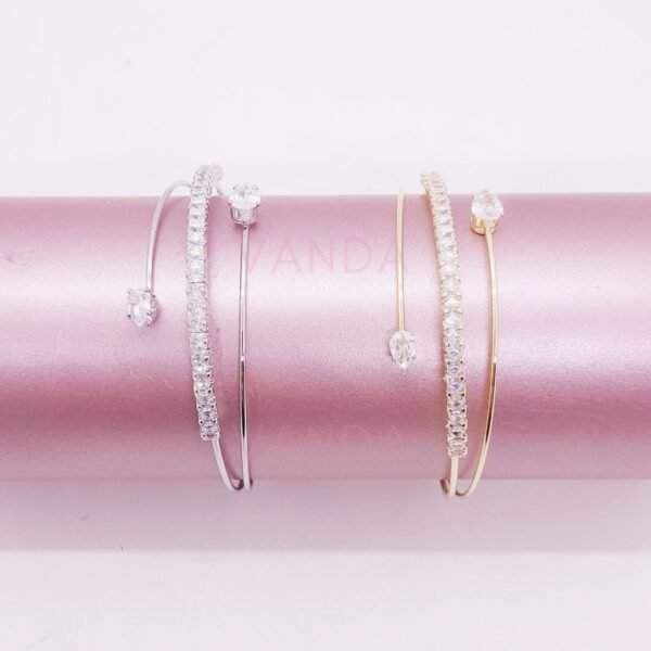 Pulsera Ajustable de Strass / B-20132