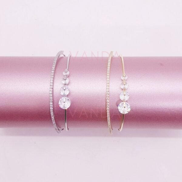 Pulsera Ajustable de Strass / B-20142
