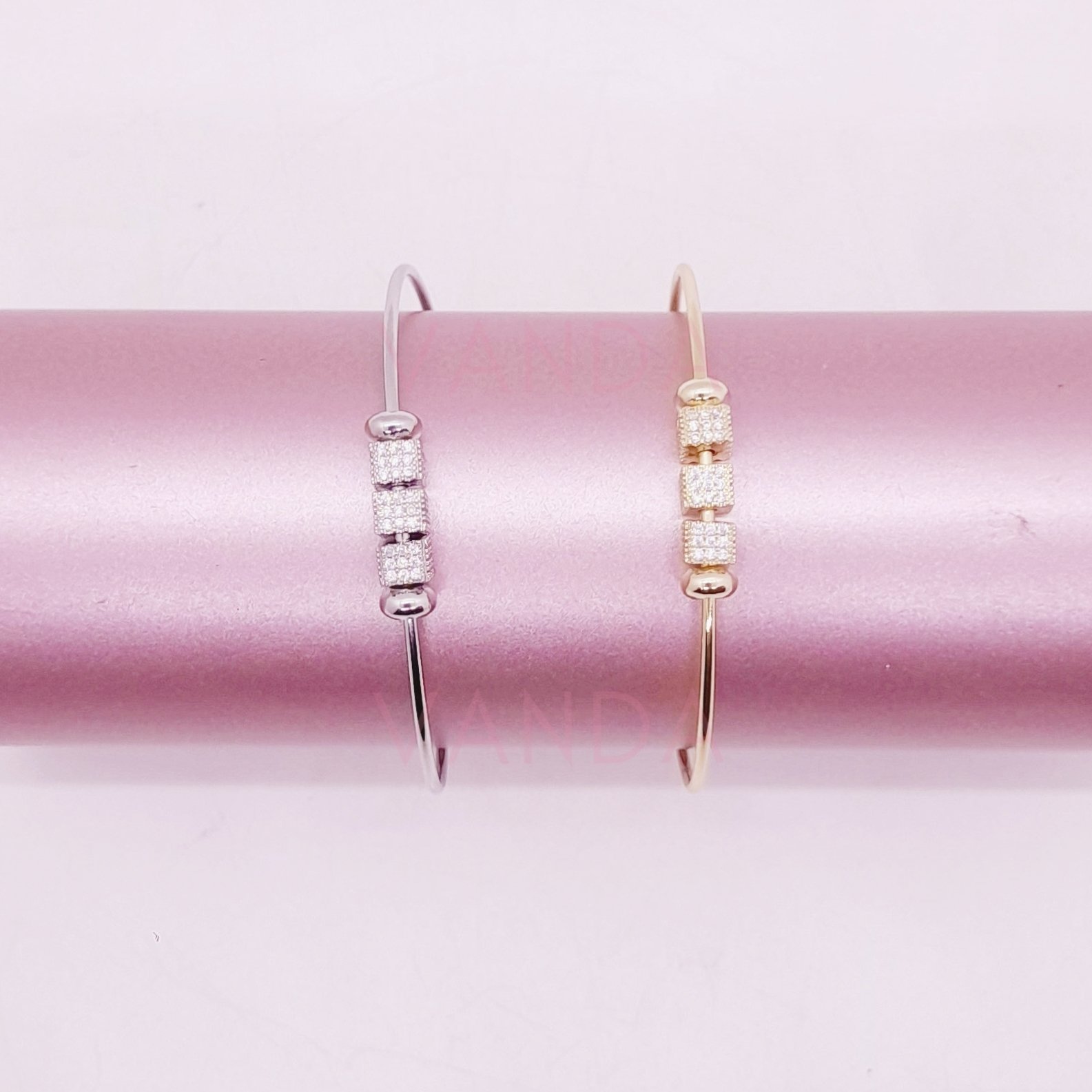 Pulsera Ajustable de Strass / B-20145