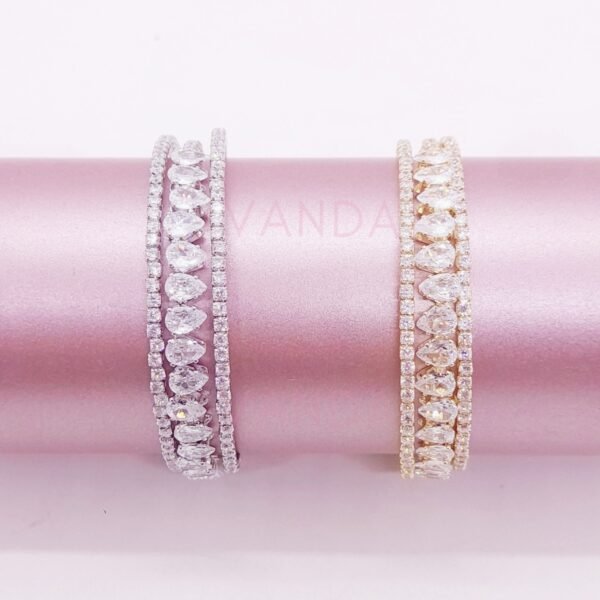 Pulsera Ajustable de Strass / B-20153