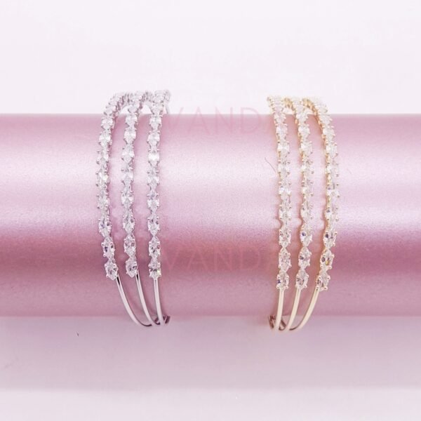 Pulsera Ajustable de Strass / B-20157