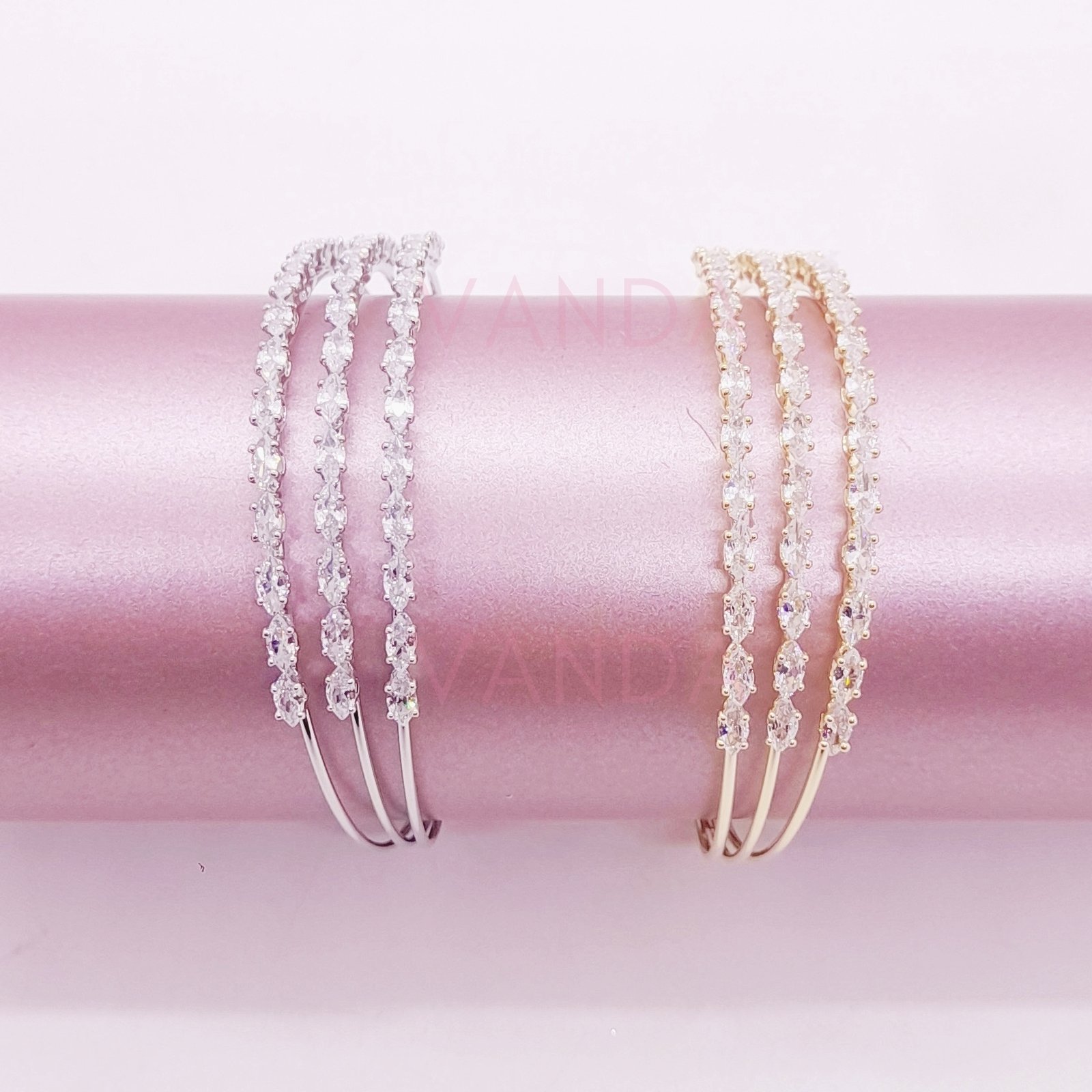 Pulsera Ajustable de Strass / B-20157