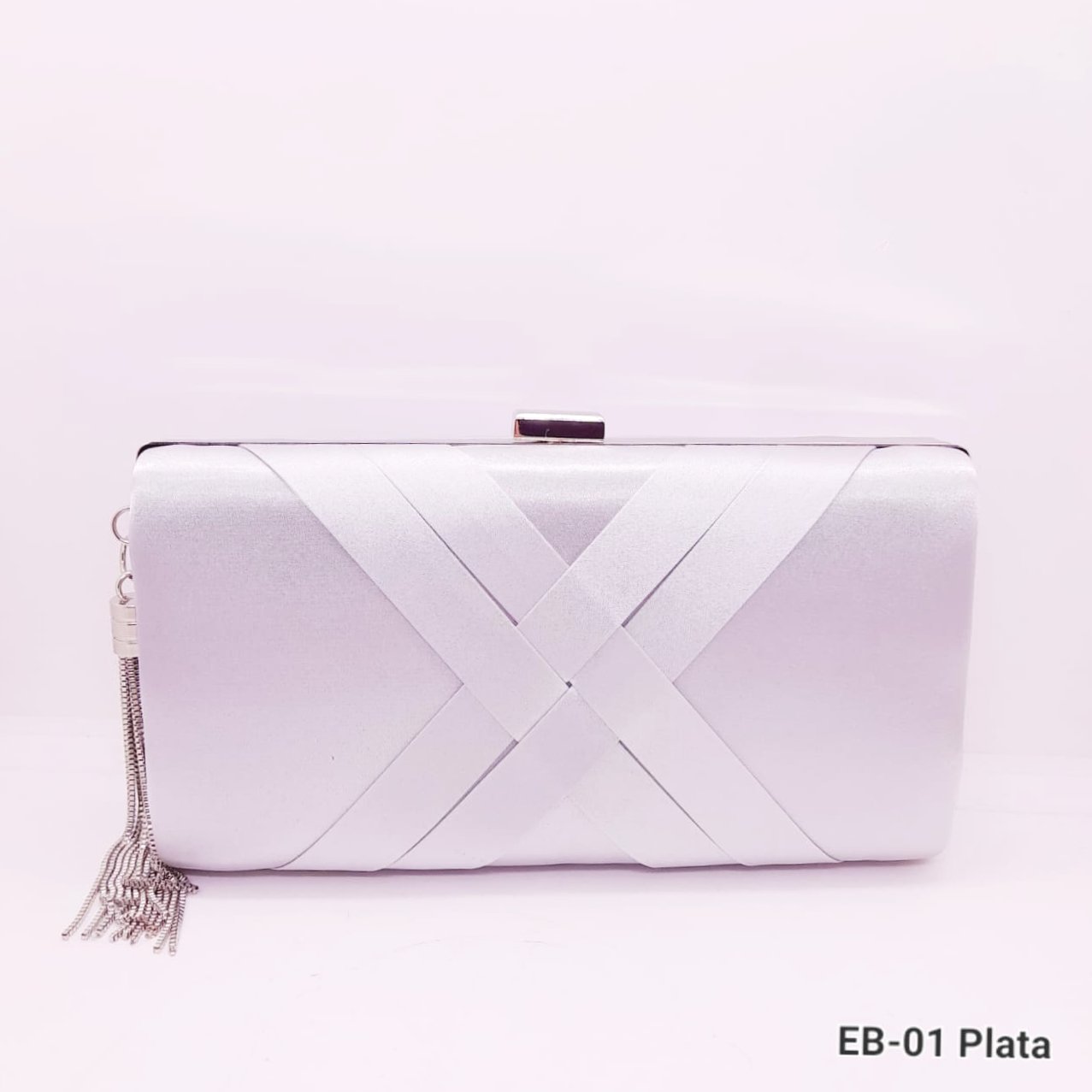 Sobre de Fiesta tipo Clutch de tela / EB-01 - Imagen 4