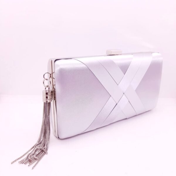 Sobre de Fiesta tipo Clutch de tela / EB-01 - Imagen 5