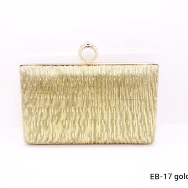 Sobre de Fiesta tipo Clutch con Anillo strass / EB-17 - Imagen 3