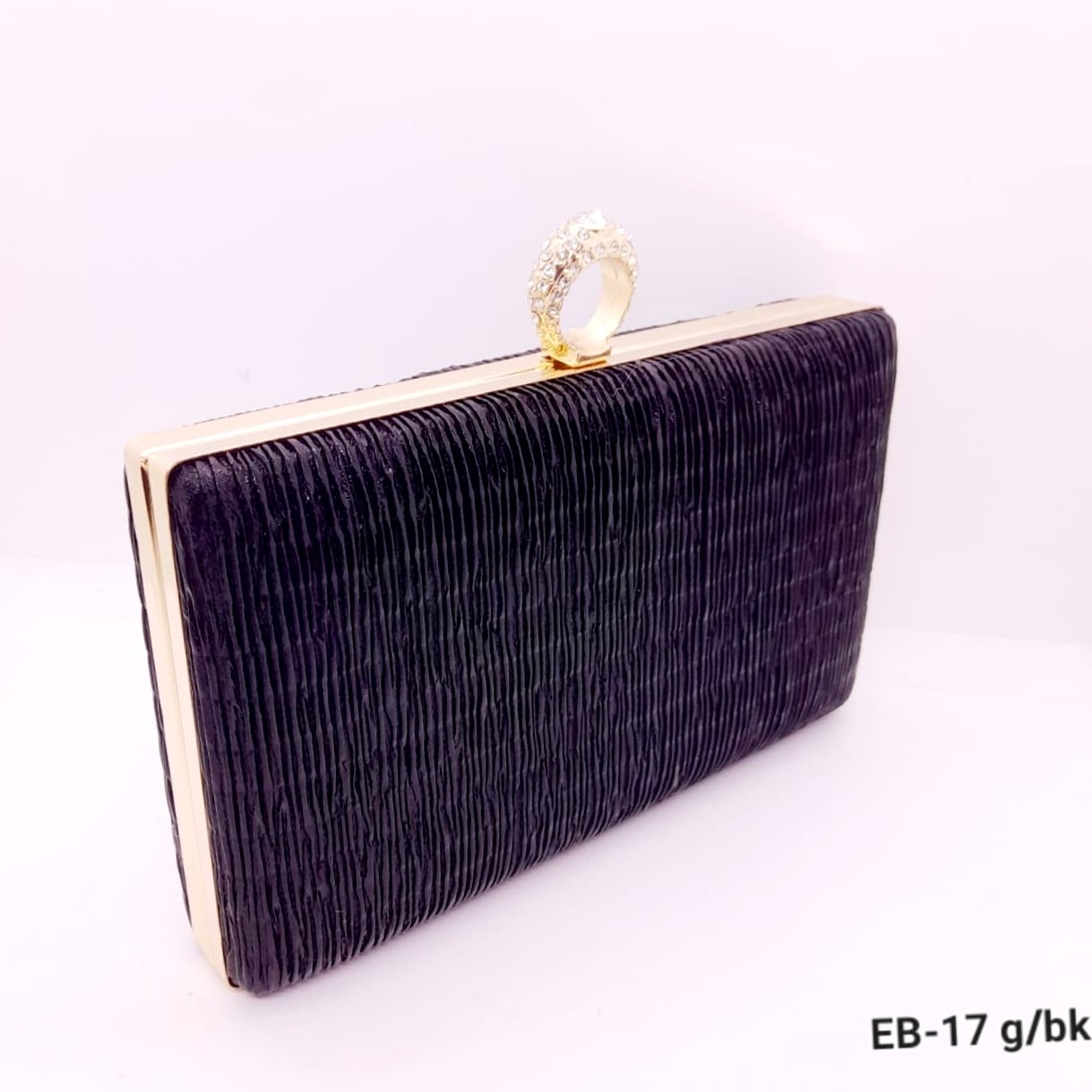 Sobre de Fiesta tipo Clutch con Anillo strass / EB-17 - Imagen 10
