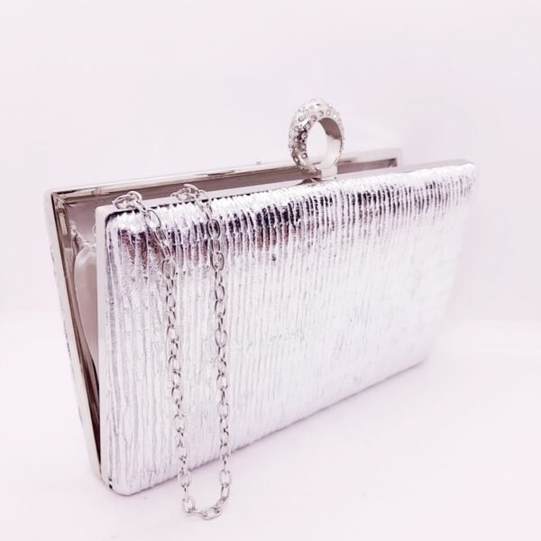 Sobre de Fiesta tipo Clutch con Anillo strass / EB-17 - Imagen 6