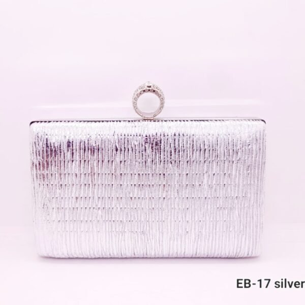 Sobre de Fiesta tipo Clutch con Anillo strass / EB-17 - Imagen 7