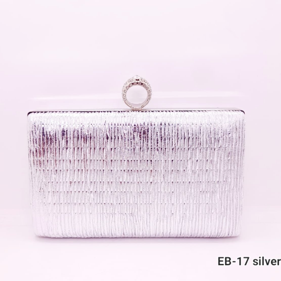 Sobre de Fiesta tipo Clutch con Anillo strass / EB-17 - Imagen 7