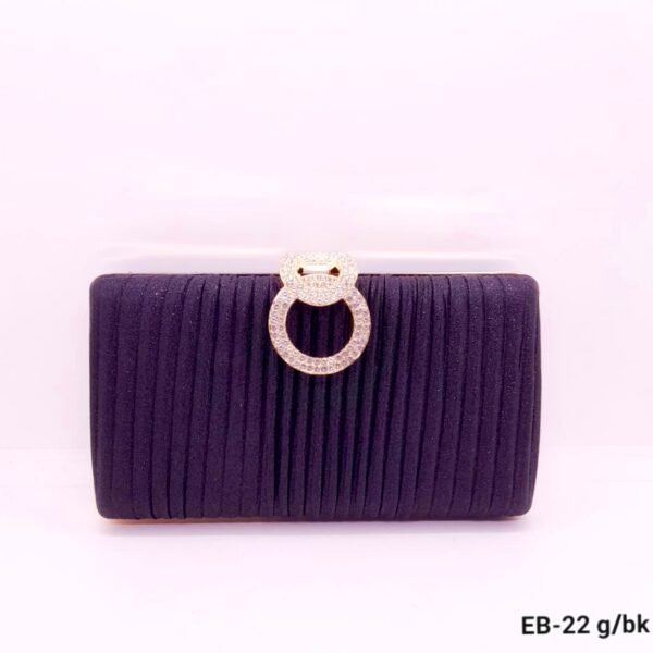 Sobre de Fiesta tipo Clutch con detalles Strass / EB-22 - Imagen 3