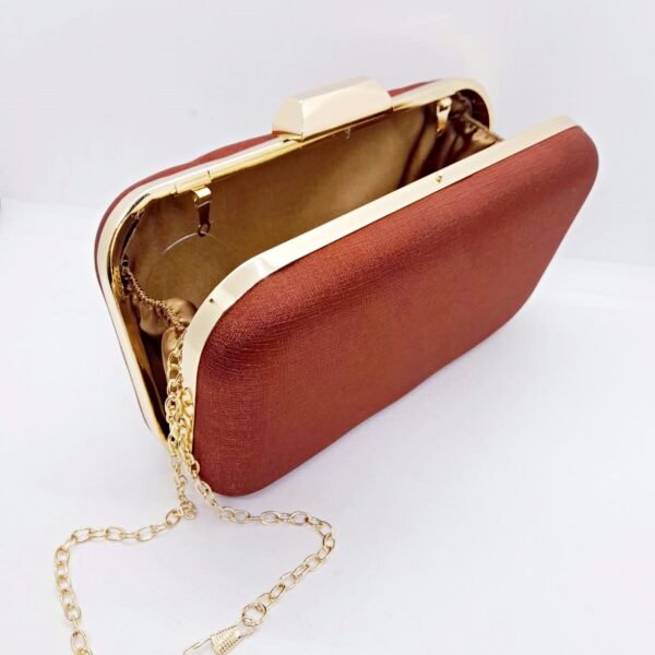 Clutch de Fiesta Clasico Tela Reflectante / EB-35 - Imagen 2