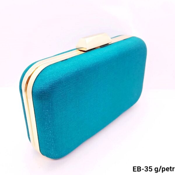 Clutch de Fiesta Clasico Tela Reflectante / EB-35 - Imagen 6