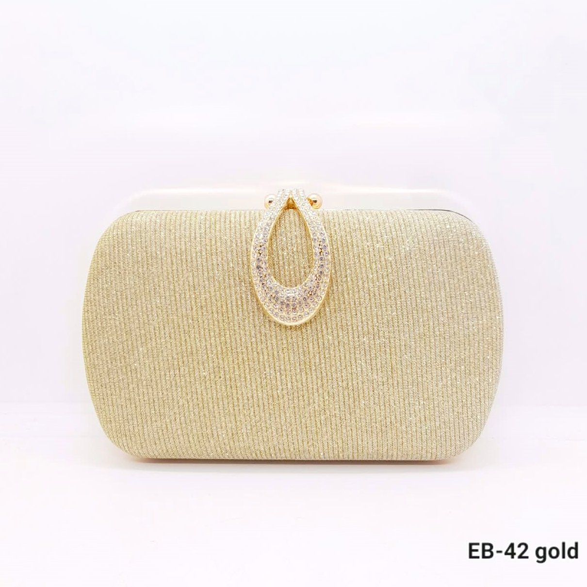 Clutch de Fiesta con Herraje de Strass / EB-42 - Imagen 3
