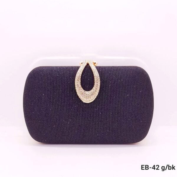 Clutch de Fiesta con Herraje de Strass / EB-42 - Imagen 2