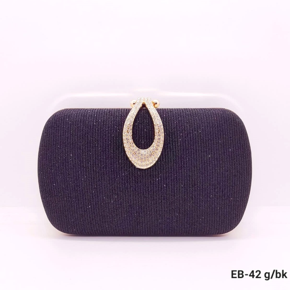 Clutch de Fiesta con Herraje de Strass / EB-42 - Imagen 2
